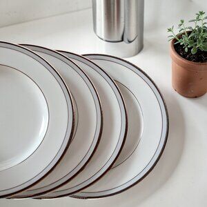 Set of Four NORITAKE AEGEAN MIST BREAD & BUTTER PLATE - 6 5/8"